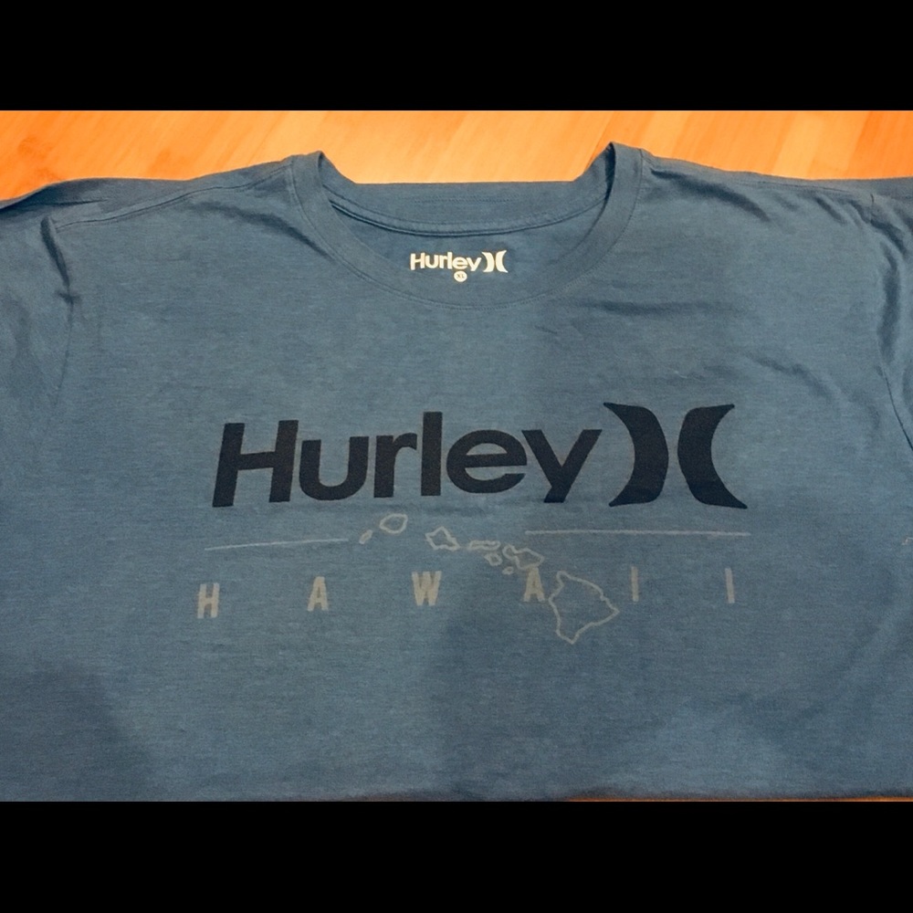 Two items Billabong shorts size 36 and a Hurley cotton t-shirt.